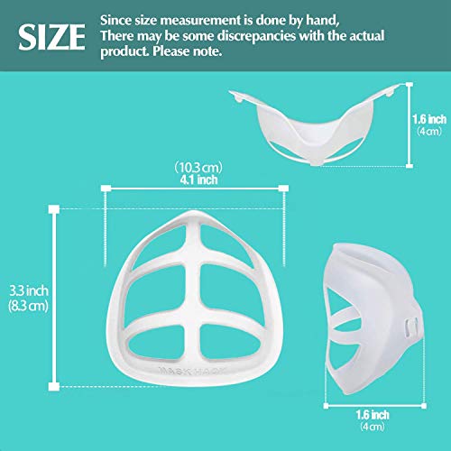 12PCS Marco de soporte interno para máscara,Soporte cojín interior 3D para la protección de la barra de labios,Aumento de la distancia entre la nariz y la boca-Puede hacer que la respiración sea suave