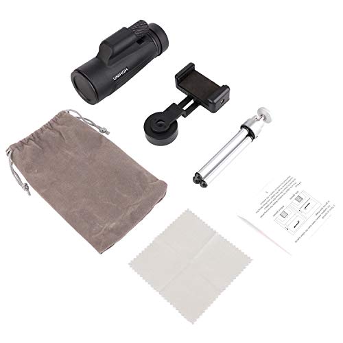 12X50 High Power Monocular HD Dual Focus Scope, Waterproof Compact Monocular with Smartphone Tripod and Mount Adapter, BAK4 Multi-Coated Zoom Lens for Hunting Bird Watching Camping