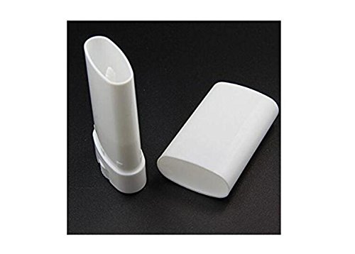 15.Ml 0.5Oz Vacío Rellenable Plástico Desodorante Crayon Chapstick Tubo Tubo Botella Contenedores Oval Diy Barra de Labios Lip Balm Lip Gloss Funda Para Tubos (Pack de 10)