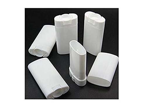 15.Ml 0.5Oz Vacío Rellenable Plástico Desodorante Crayon Chapstick Tubo Tubo Botella Contenedores Oval Diy Barra de Labios Lip Balm Lip Gloss Funda Para Tubos (Pack de 10)