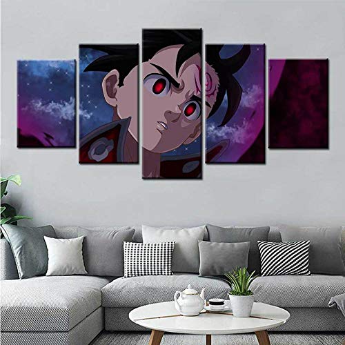 194Tdfc Póster Anime De Los Siete Pecados Capitales 5 Piezas Cuadros Lienzo Decoracion Salon Modernos De Pared Papel Pintado Murales Pintura Póster Fotos Regalo Anime Animal Paisaje 150 * 80Cm