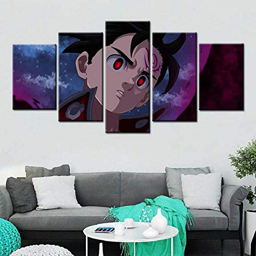 194Tdfc Póster Anime De Los Siete Pecados Capitales 5 Piezas Cuadros Lienzo Decoracion Salon Modernos De Pared Papel Pintado Murales Pintura Póster Fotos Regalo Anime Animal Paisaje 150 * 80Cm
