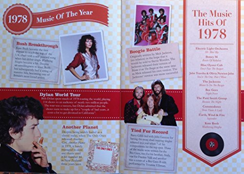 1978 Cumpleaños O Aniversario Regalos - 1978 4-en-1 tarjeta y regalo - Historia de su Año, CD, Descargar musica