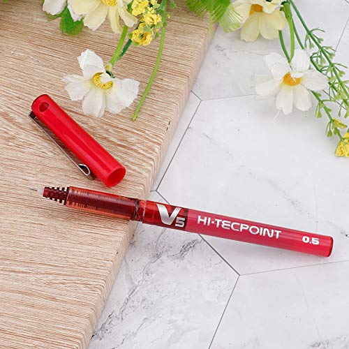 2 Color Tattoo Tattoo Rotulador, PrecisióN Profesional Impermeable Semipermanente Herramienta de Labio de Ceja Microblading Perfilador de Labios Tatuaje Posicionador de Piel(rojo)