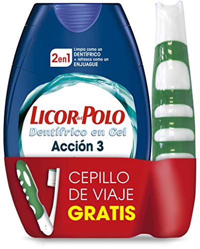 2 en 1 Accion 3 con 75 ml + Cepillo viaje