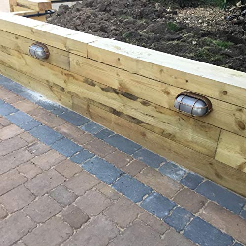 (2 Paquetes) Lampara De Pared Industrial Exterior, Lámpara De Pared Al Interior O Nautical Lámpara, Retro Aplique Impermeable, Luz Del Barco Para Cuarto De Baño Cocina Corredor Patio Balcon E27