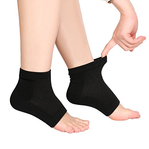 2 Pares de Calcetines Suaves de Gel Humectante para Recuperación y Suaviza de Piel Seca Agrietada de Pies, Hidratante Cuidado de los pies Exfoliante Dry Heel Pedicura.