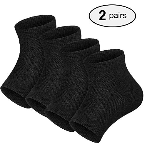 2 Pares de Calcetines Suaves de Gel Humectante para Recuperación y Suaviza de Piel Seca Agrietada de Pies, Hidratante Cuidado de los pies Exfoliante Dry Heel Pedicura.