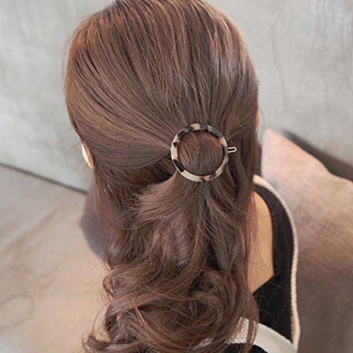 2 pares de horquillas geométricas para el pelo con estampado de leopardo, horquillas para el pelo, pasador de pelo, accesorio para el peinado para mujeres y niñas, el mejor regalo de Navidad