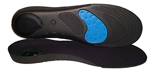 2 Pares Plantillas ortopédicas Sole Control Tech, soportes para los arcos, almohadillas de gel para talón y metatarso, pies planos, arcos caídos, pronación, fascitis plantar, espolón del talón, neuroma de Morton, metatarsalgia, periostitis tibial, dolor d