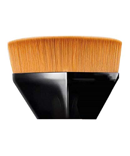 2 Pcs Flawless Wand Foundation Brush,High-Density Seamless Foundation Brush BB Cream Makeup Brushes Loose Powder (Negro)