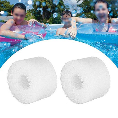 2 unids filtro cartucho esponja para S1 tipo reutilizable lavable filtro de piscina para bañera de hidromasaje piscina filtro de spa