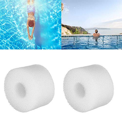 2 unids filtro cartucho esponja para S1 tipo reutilizable lavable filtro de piscina para bañera de hidromasaje piscina filtro de spa