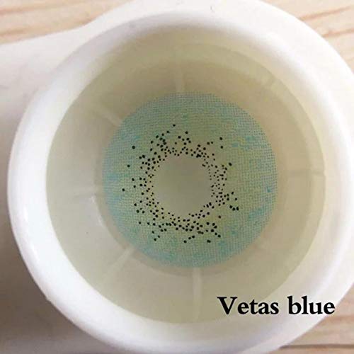 2 UNIDS/CONJUNTO Moda Natural Suave Ojo Grande Protección UV Ojo Grande Lentes de Contacto de Color Mejor Regalo