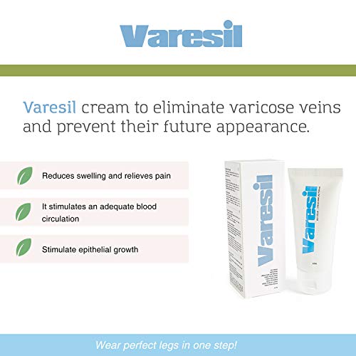2 Varesil Pills + 2 Varesil Cream: Pastillas y Crema para prevenir y aliviar las varices