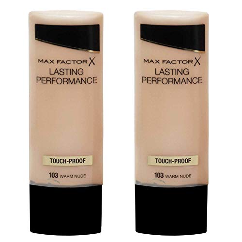 2 x Max Factor Lasting Performance Touch Proof Foundation 35ml - 103 Warm Nude