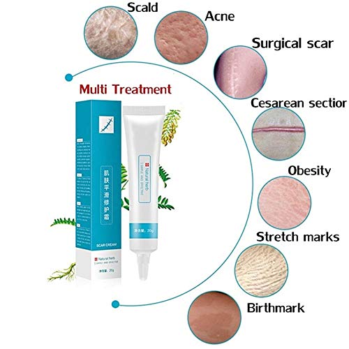20 g de gel para cicatrices de silicona, clínicamente probado para ayudar a suavizar y aplanar las cicatrices, el tratamiento recomendado es de 60 a 90 días