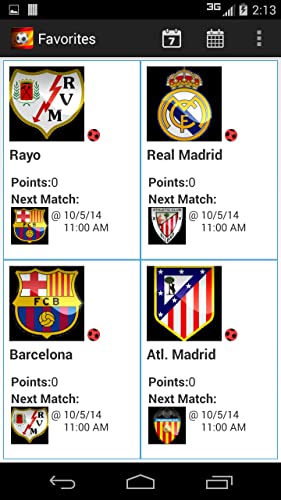 2014 La Liga Football