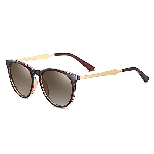 2020 gafas de sol de las gafas de sol El nuevo círculo de sol polarizadas gafas de metal TR de conducción al aire libre 6905,Sazonado mijo cuidado de papilla para preparar té / C39 doble-P21,figura