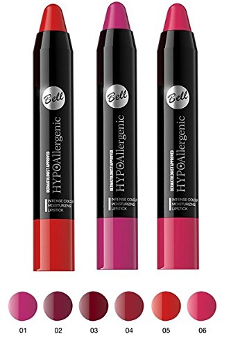 206 – 211 Bell hipoalergénico intenso color lápiz hidratantes Lipstick 6 colores