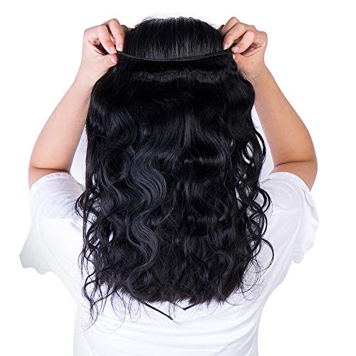 20cm Extensiones de Cortina de Pelo Natural [Brazilian Human Hair 3 Bundles] Body Wave (300g)