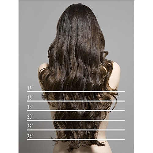 24"(60cm) Coleta Postiza Pelo Natural de Pelo Sintético Extensiones de Cabello Natural Clip Cola Ponytail Hair Extension Rizada Onduladas Largas Pelucas (100g,Negro)
