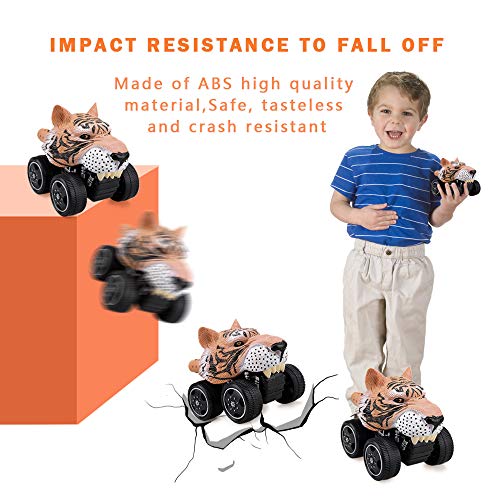 3 4 5 Años Juguetes para Niños Regalos, Coches Juguete para Niños De 2-6 Años Regalos Cumpleaño Vehículos Animale Niña y Niño 2-5 Años Juego Jungla Empuje Carrera Camión Monstruo Suministro Fiesta