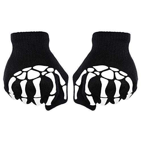 3 Pares de Guantes para Pantalla Táctil Guantes de Punto Estirables Mecánicos Guantes de Invierno (Estilo 1)