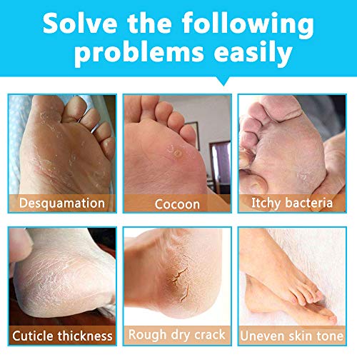 3 Pares de Mascarilla para pies, Mascarilla Exfoliante de Pies, Elimina Callos, Exfoliante e Hidratante, Máscara Peel Off, Calcetines Exfoliantes de Pies, Foot Masks