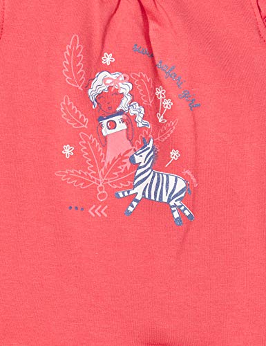 3 Pommes 3q30002 Robe À Manches Vestido, Rojo (Rouge Rose 032), 12-18 Meses (Talla del Fabricante: 12/18) para Bebés