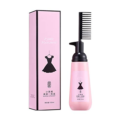 3 Sec Straight Hair Cream,2 In 1 Clip-Free and Pull-Free Straightening Cream,Quick Comb Straight,for Professional Salon at Home (1pcs)