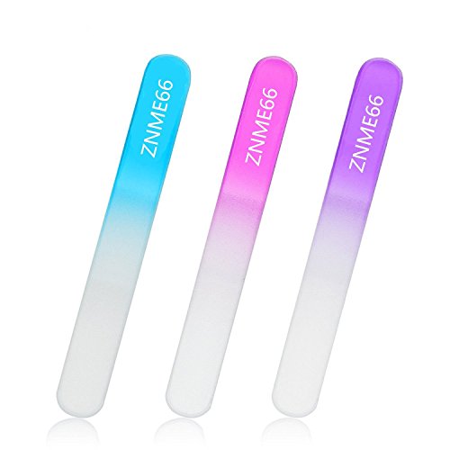 3 Unidades Lima de uñas para un bebé con un extremo redondeado. Calidad superior, auténtico cristal checo. La forma más segura de mantener las uñas de un recién nacido cortas y lisas.