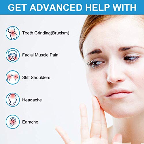 3 X Férula Dental de Descarga, Ferula Descarga Nocturna Anti Bruxismo, Nuevo Tipo Férula Descarga Dental Protector Bucal Cuidado para Dormir,Blanqueamiento Dental,Atletas,Negro