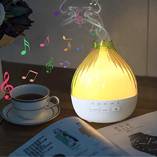 350ml Humidificador de aromas, Altavoces Bluetooth,humidificador, que es muy silencioso y nosotros usamos como difusor de aromas en el salón/Lámpara Fragante/Ahora la casa siempre huele fantástica