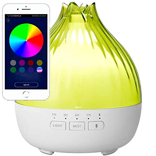 350ml Humidificador de aromas, Altavoces Bluetooth,humidificador, que es muy silencioso y nosotros usamos como difusor de aromas en el salón/Lámpara Fragante/Ahora la casa siempre huele fantástica