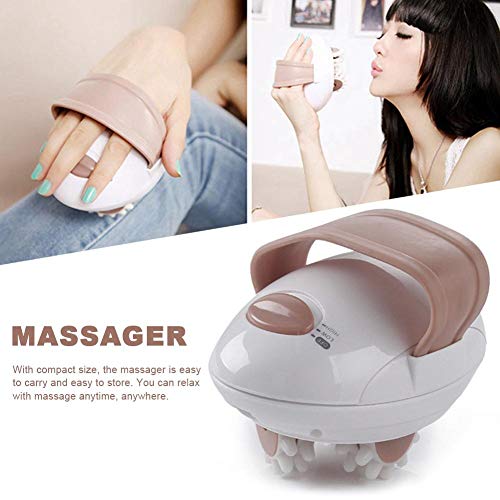 3D Roller Shaping Massager, Adelgazante Corporal Anticelulítico, Masajeador Eléctrico de Mano, Aparato Masaje Adelgazante Cuerpo Completo 360 Giratorio Vibrante Shiatsu Rolling