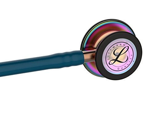 3M Littmann Classic III - Fonendoscopio, Edicion Arcoíris, Azul caribe, 69 cm