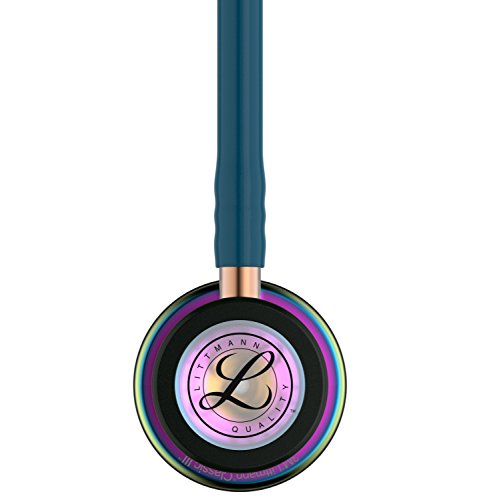 3M Littmann Classic III - Fonendoscopio, Edicion Arcoíris, Azul caribe, 69 cm