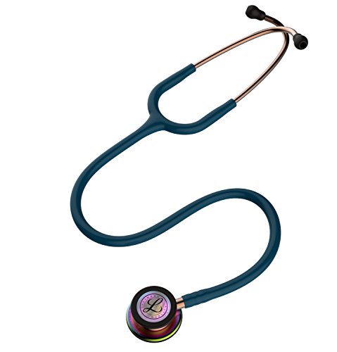 3M Littmann Classic III - Fonendoscopio, Edicion Arcoíris, Azul caribe, 69 cm