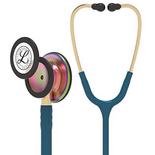 3M Littmann Classic III - Fonendoscopio, Edicion Arcoíris, Azul caribe, 69 cm