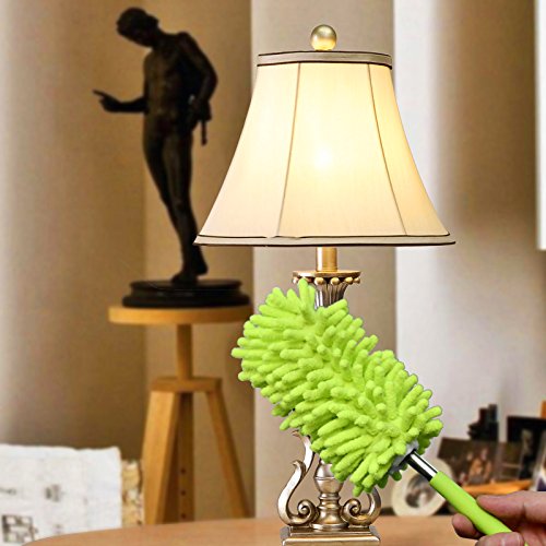 3pcs Plumero de Microfibra,SEELOK Plumeros para el Polvo Extensible Atrapapolvo Muebles Productos de Limpieza de la Casa para Limpiar Esquina Techo Ventanas Persianas Tela de Araña