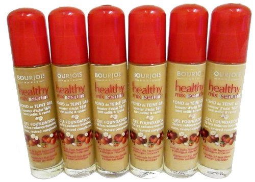3x Bourjois Healthy Mix Serum Gel Foundation, 53 Light Beige, 30ml, New & Sealed