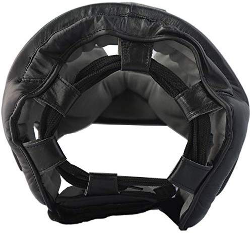 3X Professional Choice Protección para la Cabeza Piel de Vaca Boxeo MMA Protector Protección para la Cabeza Lucha contra la Cabeza Casco Sparring