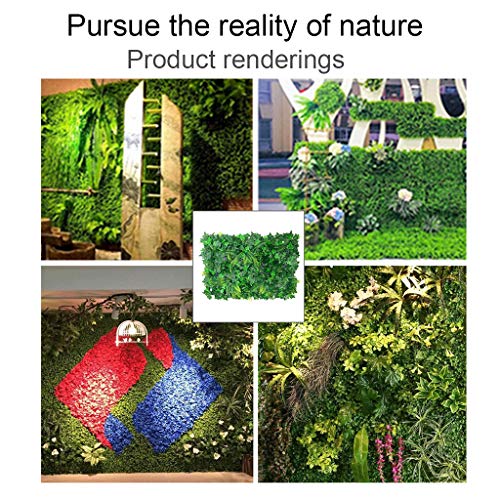 40 * 60cm Césped de Plantas Flor Hierba Hoja Enredaderas Artificiales Pared Decoración