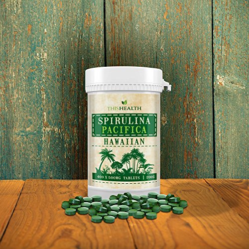 400 Comprimidos de Espirulina (200g) Espirulina Pacífica hawaiana