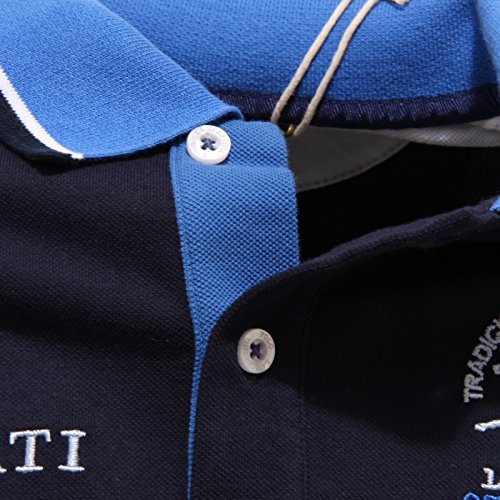 4005T polo bimbo LA MARTINA JUNIOR maglia blu t-shirt polo kid [5 YEARS]