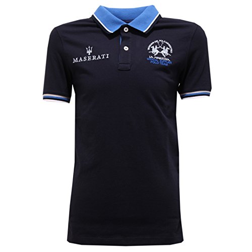 4005T polo bimbo LA MARTINA JUNIOR maglia blu t-shirt polo kid [5 YEARS]
