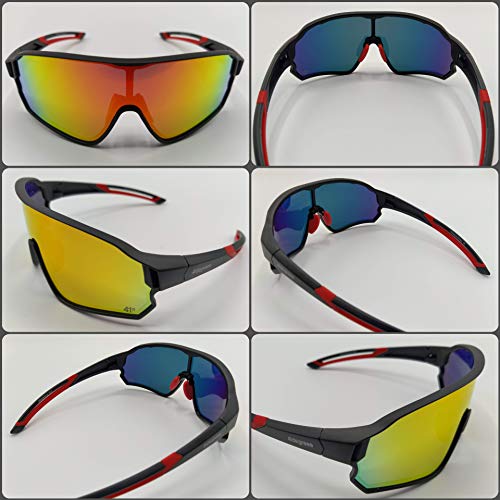 41degrees. Gafas de Sol Fotocromáticas con 2 Lentes Intercambiables. 2 en 1 Gafas de Ciclismo Polarizadas UV400 para Running, Esquí. Máscara Unisex Modelo Tramuntana