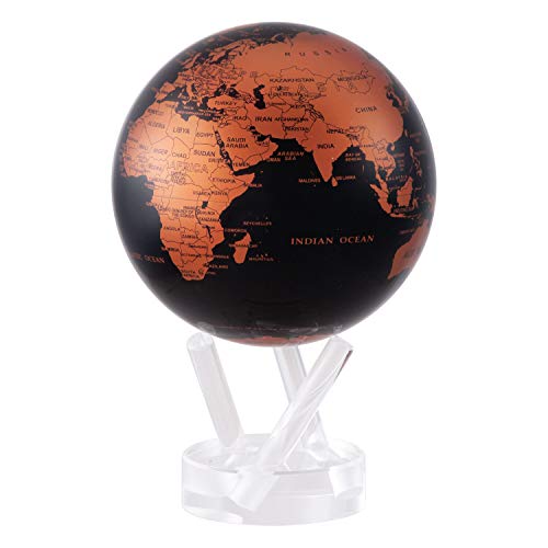 4.5" Copper and Black Earth MOVA Globe