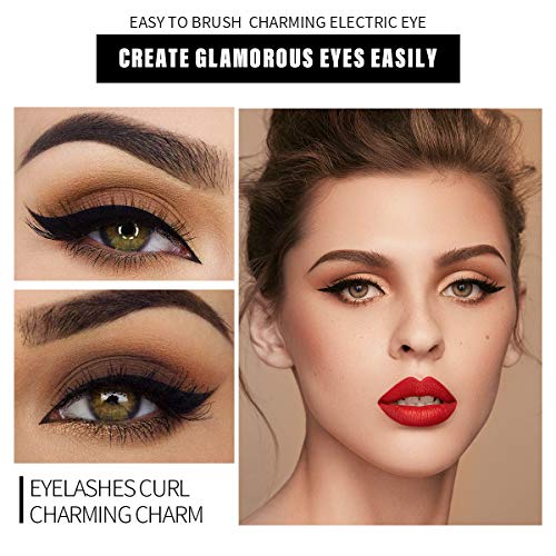 4D Silk Fiber Lash Mascara, Fiber Mascara, Waterproof Mascara, Natural Thick Thickening and Alargamiento Mascara Durando todo el día.